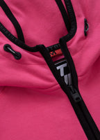 Women's zip-up hoodie Fuchsia