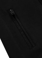 Women's zip-up hoodie Fuchsia - Black/Black