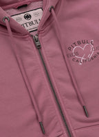 Women's zip-up hoodie Washed MANZANITA HEART
