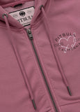 Women's zip-up hoodie Washed MANZANITA HEART
