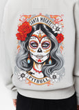 Zip-up hoodie Washed LOVIA SANTA MUERTE