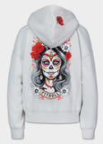 Zip-up hoodie Washed LOVIA SANTA MUERTE