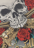 Zip-up hoodie Washed SANTA MUERTE