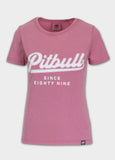 Women's T-Shirt Denim Washed ANGEL LOGO - Pink