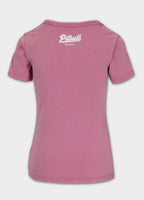 Women's T-Shirt Denim Washed ANGEL LOGO - Pink