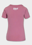 Women's T-Shirt Denim Washed ANGEL LOGO - Pink