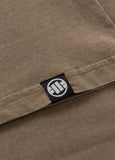 Women's T-Shirt Denim Washed ANGEL LOGO - Coyote brown