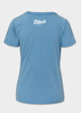 Women's T-Shirt Denim Washed ANGEL LOGO - Light blue