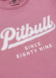 Women's T-Shirt Denim Washed ANGEL LOGO - Pink