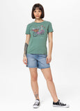 Women's T-Shirt Denim Washed CRUISINANDBOOZIN - Mint