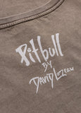 Women's T-Shirt Denim Washed CRUISINANDBOOZIN - Dark brown