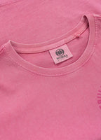 Women's T-Shirt Denim Washed PLANET SURF - Pink