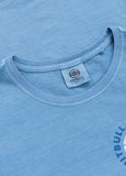 Women's T-Shirt Denim Washed PLANET SURF - Light blue