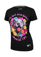 Women's T-Shirt Happy-Pit - Black