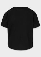 Women's T-Shirt Oversize HEART -  Black