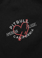 Women's T-Shirt Oversize HEART -  Black