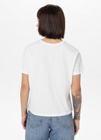 Women's T-Shirt Oversize HEART - White