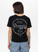 Women's T-Shirt Oversize LOYAL - Black