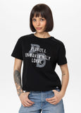 Women's T-Shirt Oversize LOYAL - Black