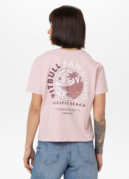 Women's T-Shirt Oversize PLANET SURF - Pink