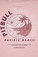 Women's T-Shirt Oversize PLANET SURF - Pink