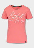 Women's T-Shirt PITBULL SD - Coral