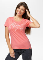 Women's T-Shirt PITBULL SD - Coral