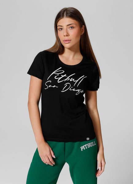 Women's T-Shirt Pitbull SD - Black