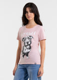 Women's T-Shirt PUPPY II - Pink