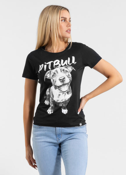 Women's T-Shirt PUPPY II - Black