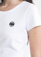 Women's T-Shirt Slim Fit SMALL LOGO - White