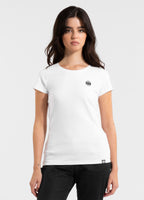 Women's T-Shirt Slim Fit SMALL LOGO - White