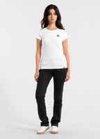 Women's T-Shirt Slim Fit SMALL LOGO - White