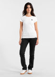 Women's T-Shirt Slim Fit SMALL LOGO - White