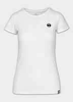 Women's T-Shirt Slim Fit SMALL LOGO - White