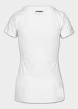 Women's T-Shirt Slim Fit SMALL LOGO - White