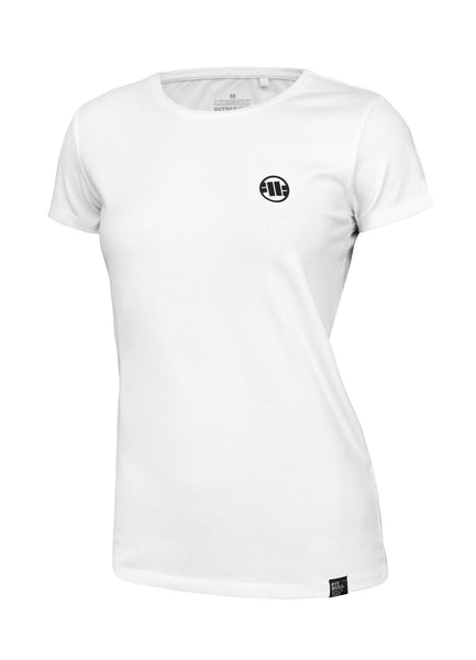 Women's T-Shirt Slim Fit SMALL LOGO - White