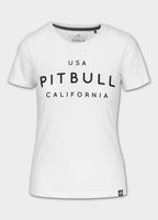 Women's T-Shirt USA CAL - White