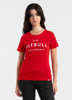 Women's T-Shirt USA CAL - Red