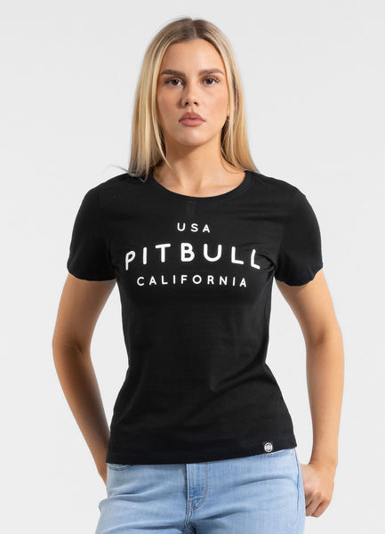 Women's T-Shirt USA CAL - Black
