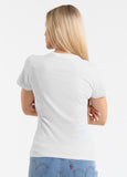 Women's T-Shirt USA CAL - White