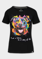 Women's T-Shirt WATERCOLOR - Black