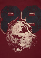 Men's T-Shirt DOG 89 - Burgundy