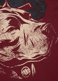 Men's T-Shirt DOG 89 - Burgundy