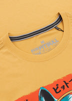 Men's T-Shirt FUJI - Pale yellow