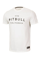 Men's T-Shirt Garment Washed USA CAL - Offwhite