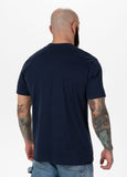 Men's T-Shirt Garment Washed USA CAL - Dark Navy