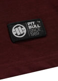 Men's T-Shirt Garment Washed USA CAL - Dark Burgundy