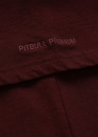 Men's T-Shirt Garment Washed USA CAL - Dark Burgundy