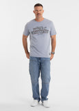 Men's T-Shirt Denim Washed ACE OF SPADES II - Blue